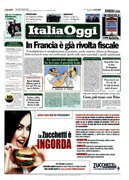 Italia oggi : quotidiano di economia finanza e politica